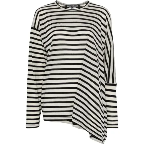 Wool Sweater with Stripes , female, Sizes: M - Junya Watanabe - Modalova