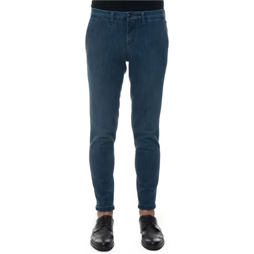 Fay , Jeans ,Blue male, Sizes: W38 - Fay - Modalova