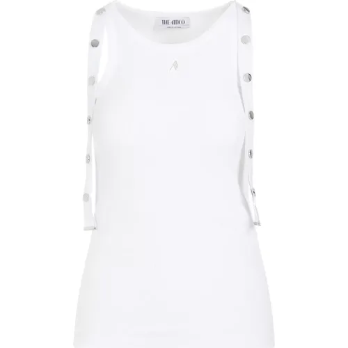 Ribbed Tank Top , female, Sizes: XS - The Attico - Modalova