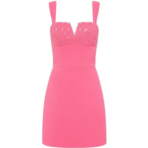 Pailletten Partykleid Flamingo , Damen, Größe: 2XS - Rebecca Vallance - Modalova