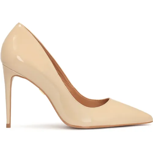 Lackierte minimalistische Pumps , Damen, Größe: 37 EU - Kazar - Modalova