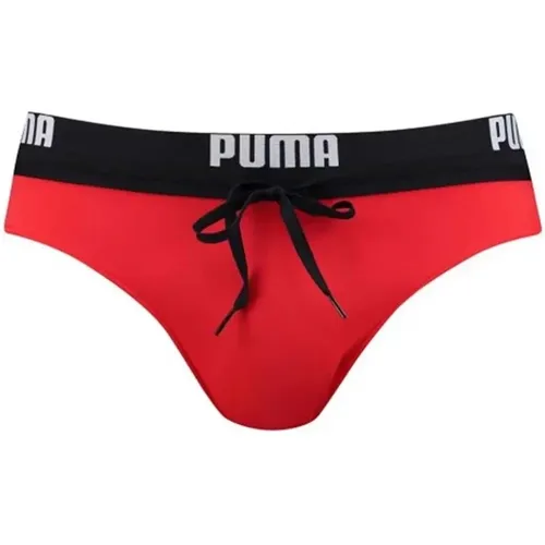 Schwimmen Logo Badeanzug , Herren, Größe: 2XL - Puma - Modalova