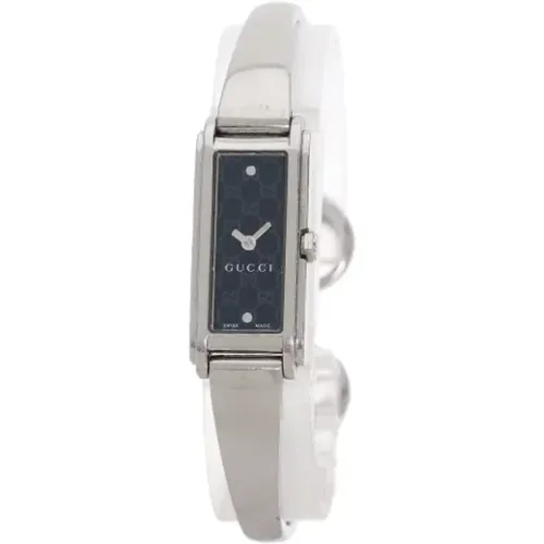 Pre-owned Stainless Steel watches , female, Sizes: ONE SIZE - Gucci Vintage - Modalova