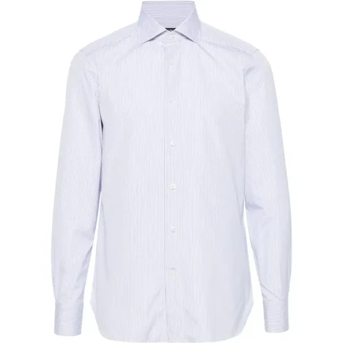 Trofeo Striped Shirt , male, Sizes: 5XL - Ermenegildo Zegna - Modalova