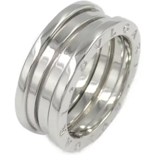 Pre-owned White Gold rings , female, Sizes: ONE SIZE - Bvlgari Vintage - Modalova