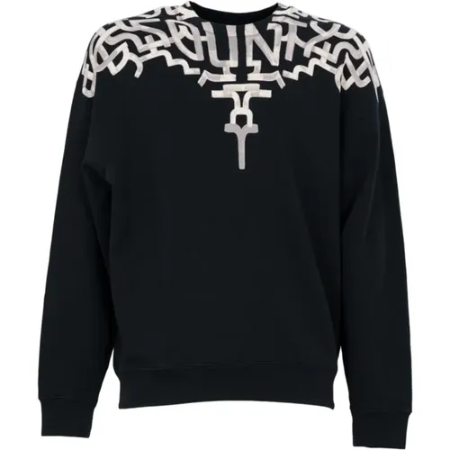 Printed Sweatshirt Stylish Comfortable Casual Trendy , male, Sizes: S, M, L - Marcelo Burlon - Modalova