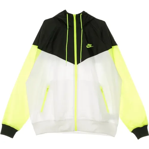 Windbreaker Jacket in White/Black/Volt , unisex, Sizes: XL - Nike - Modalova