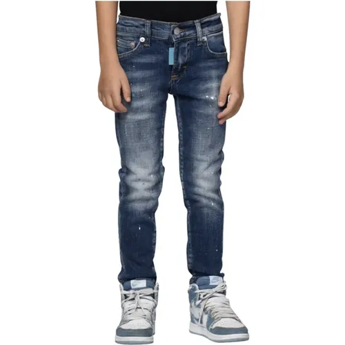 Hellblaue Wildleder-Denim-Jeans - My Brand - Modalova