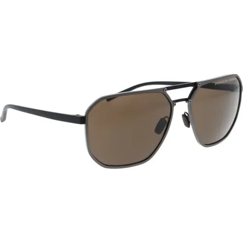 Iconic Sunglasses with Uniform Lenses , male, Sizes: 61 MM - Porsche Design - Modalova