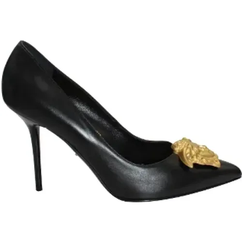 Pre-owned Leather heels , female, Sizes: 8 UK - Versace Pre-owned - Modalova