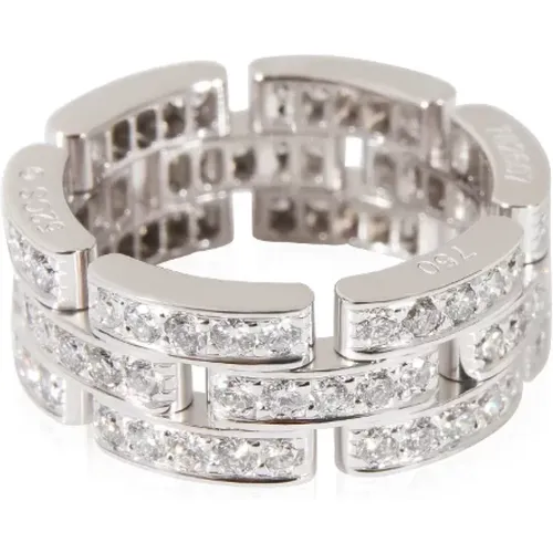 Pre-owned White Gold rings , female, Sizes: ONE SIZE - Cartier Vintage - Modalova