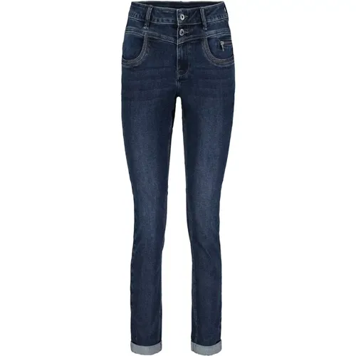 Sienna Zip Jeans mit Frontreißverschluss - Red Button - Modalova