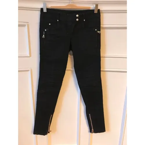 Pre-owned Cotton jeans , female, Sizes: S - Balmain Pre-owned - Modalova