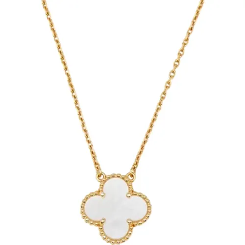 Pre-owned Gold necklaces , female, Sizes: ONE SIZE - Van Cleef & Arpels Pre-owned - Modalova