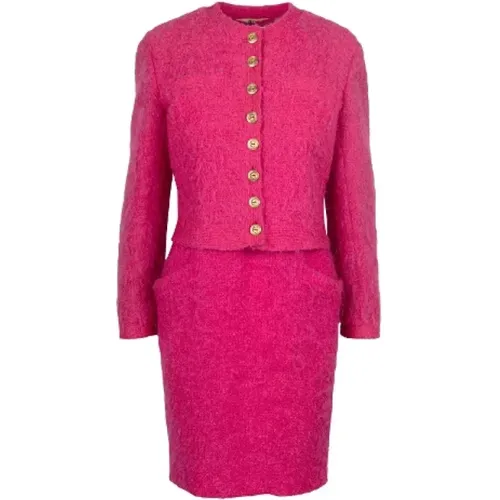 Pre-owned Wool dresses , female, Sizes: XL - Valentino Vintage - Modalova