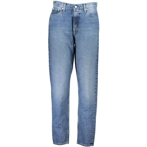 Washed Mom Jeans with 5 Pockets , female, Sizes: W26, W28, W27, W24 - Calvin Klein - Modalova