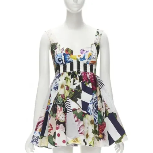 Pre-owned Cotton dresses , female, Sizes: XS - Dolce & Gabbana Pre-owned - Modalova