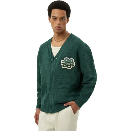 Knit Cardigan , male, Sizes: XL - Filling Pieces - Modalova