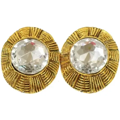 Pre-owned Metal earrings , female, Sizes: ONE SIZE - Chanel Vintage - Modalova