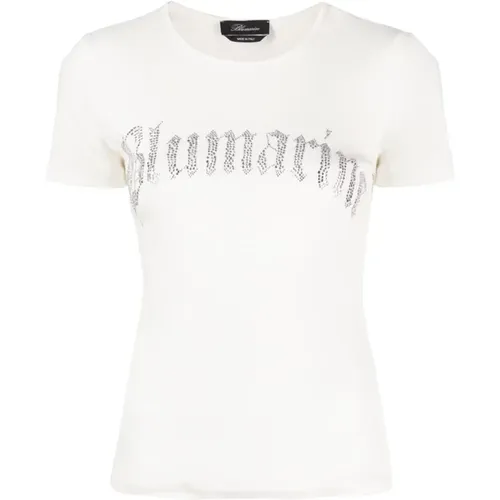 T-Shirts , Damen, Größe: M - Blumarine - Modalova