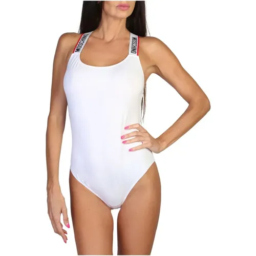 Baumwoll Bodysuits Kollektion Frühjahr/Sommer Damen , Damen, Größe: L - Moschino - Modalova