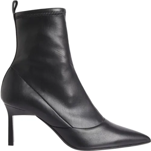 Stretch Ankle Boots - Schwarz , Damen, Größe: 39 EU - Calvin Klein - Modalova