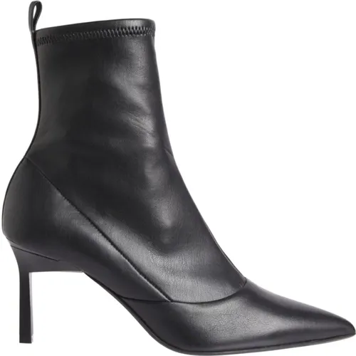 Stretch Ankle Boots - Schwarz , Damen, Größe: 40 EU - Calvin Klein - Modalova