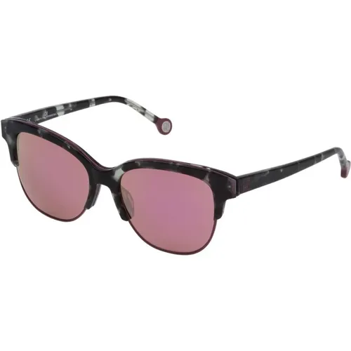 Graue Sonnenbrille mit Degradierter Linse aus Azetat Unisex - Carolina Herrera - Modalova