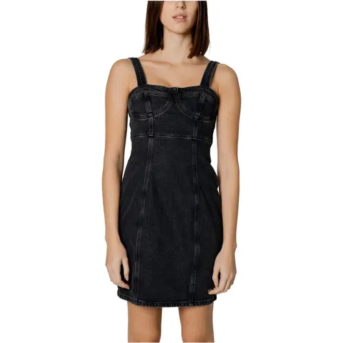 Midi Kleid - Frühling/Sommer Kollektion , Damen, Größe: S - Tommy Jeans - Modalova