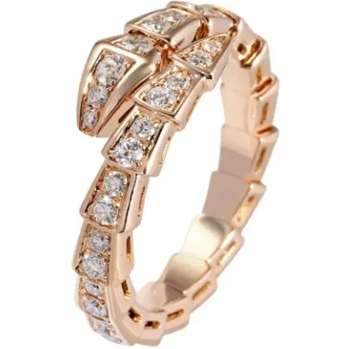 Pre-owned Rose Gold rings , female, Sizes: ONE SIZE - Bvlgari Vintage - Modalova