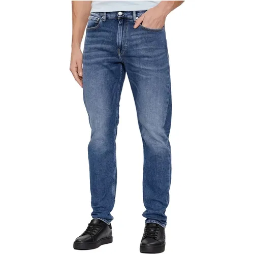 Slim Jeans in Medium Denim , Herren, Größe: W33 L32 - Calvin Klein - Modalova