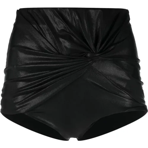 Lilies High-Waist Mini Shorts , female, Sizes: XS - Rick Owens - Modalova