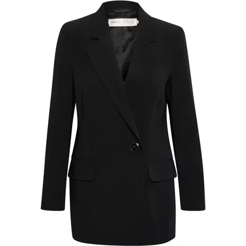 Klassische Schwarze Blazer Jacke , Damen, Größe: XS - InWear - Modalova