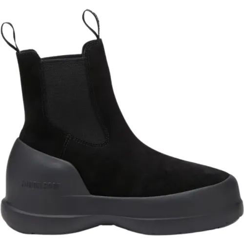 Suede Chelsea Waterproof Boots , male, Sizes: 8 UK, 9 UK, 10 UK, 11 UK, 12 UK - moon boot - Modalova