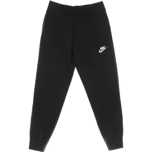 Schwarze/Weiße Fleece Club Hose - Nike - Modalova