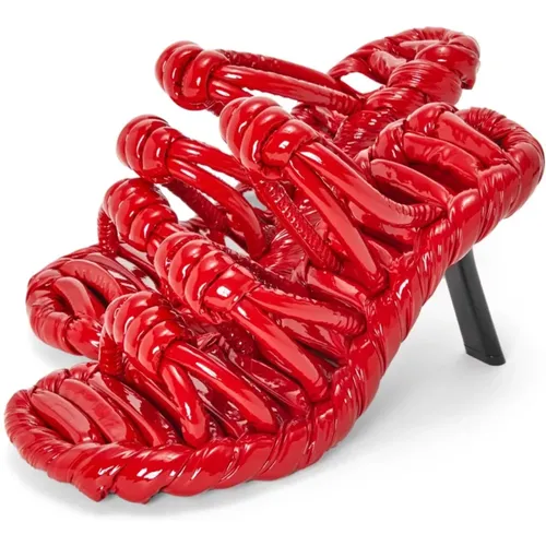 Knotted Petal Sandals , female, Sizes: 5 UK, 6 UK, 4 UK - Loewe - Modalova
