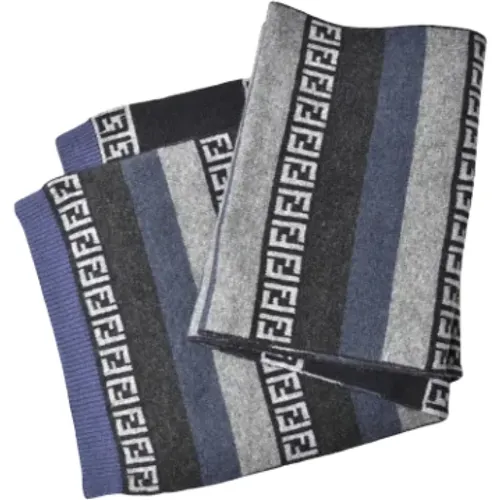 Pre-owned Canvas scarves , female, Sizes: ONE SIZE - Fendi Vintage - Modalova