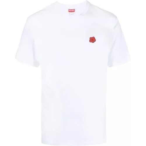 Baumwoll Logo Patch T-Shirt Kenzo - Kenzo - Modalova