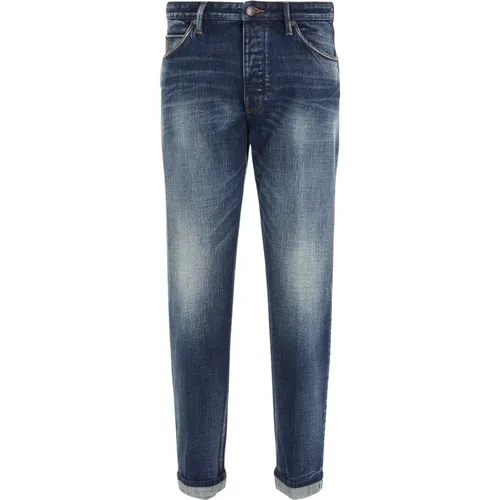 Bequeme und Moderne Jeans mit Niedriger Taille , Herren, Größe: W32 - Emporio Armani - Modalova