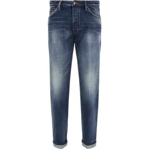 Bequeme und Moderne Jeans mit Niedriger Taille , Herren, Größe: W36 - Emporio Armani - Modalova