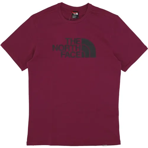 Boysenberry Short Sleeve Crew Neck T-shirt , male, Sizes: L, S - The North Face - Modalova