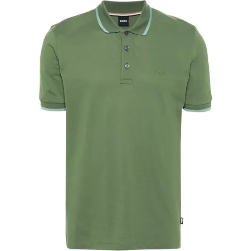 Parlay190 cotton polo shirt , male, Sizes: L, XL - Hugo Boss - Modalova