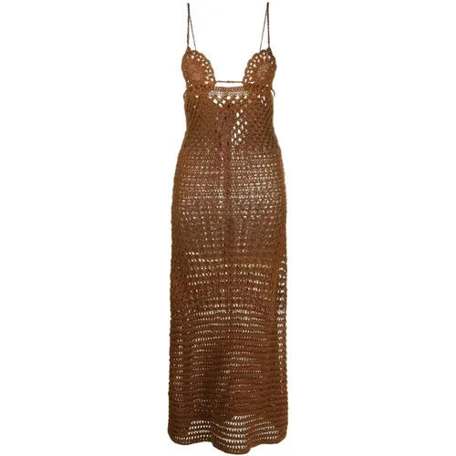 Crochet Maxi Dress , female, Sizes: S, XS - Alanui - Modalova