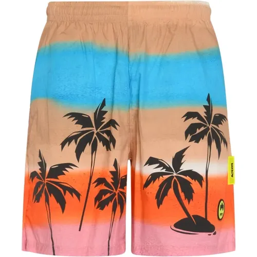 Bermuda-Shorts mit -Streifen , Herren, Größe: M - Barrow - Modalova