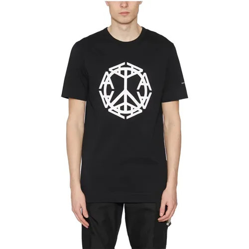 Baumwoll-Print-T-Shirt , Herren, Größe: L - 1017 Alyx 9SM - Modalova
