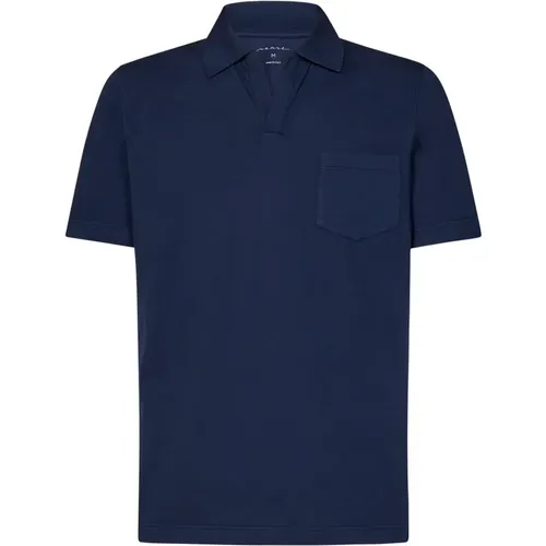 Ribbed Polo T-shirt , male, Sizes: L, S - Sease - Modalova