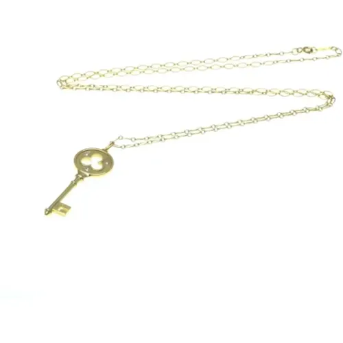 Pre-owned Gold necklaces , female, Sizes: ONE SIZE - Tiffany & Co. Pre-owned - Modalova