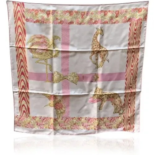 Pre-owned Silk scarves , female, Sizes: ONE SIZE - Cartier Vintage - Modalova