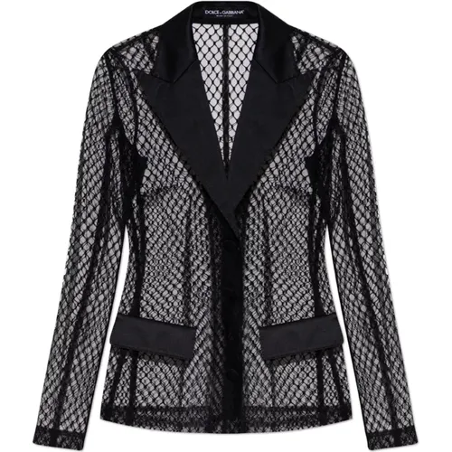 Durchsichtiger Blazer - Dolce & Gabbana - Modalova