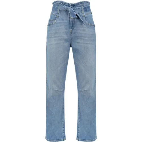 Jeans carrot-fit con cintura art. 1J10R0Y78Nf15 , female, Sizes: W28 - pinko - Modalova